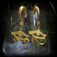 Eye of Ra gauged earrings-Egyptian jewelry Discount