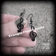 Treble clef earrings Online now