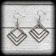 Geometric earrings-Diamond earrings Online now