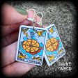 Wheel of Fortune tarot card earrings Discount