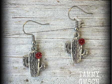 Cactus earrings-Succulent earrings Cheap