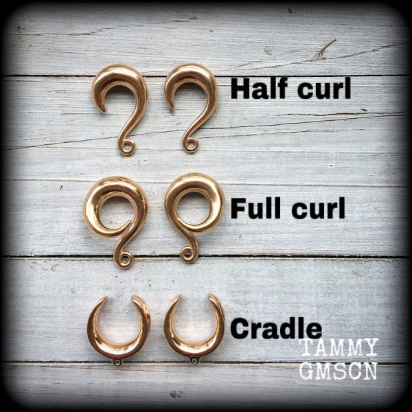 We will make your earrings on gauged hooks Cheap