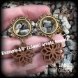 Wood mandala tunnel dangles-Boho gauges Online now