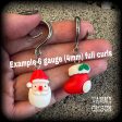 Santa Claus earrings-Christmas gauged earrings Online Hot Sale