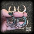 Sea hag ‘Vertigo’ spiral gauged earrings-Ocean rip Hot on Sale