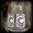 The Moon tarot card earrings-Pastel goth earrings Hot on Sale