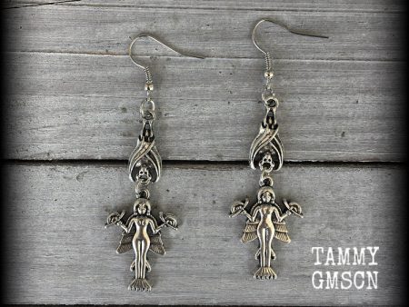 Lilith earrings-Bat earrings For Discount