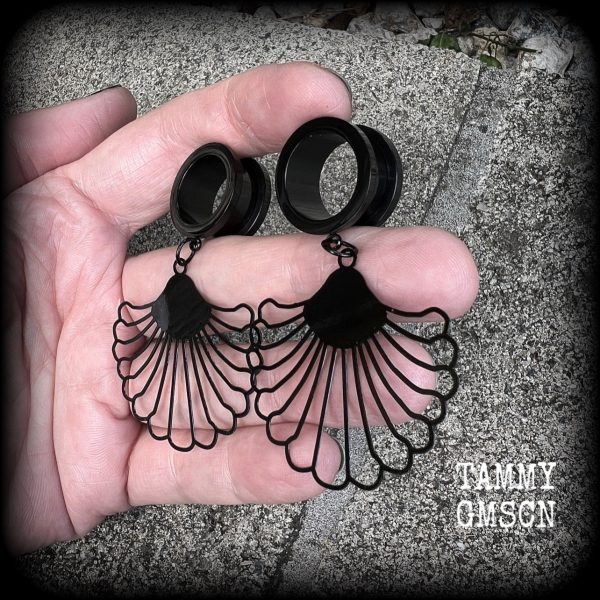 Aphrodite art nouveau tunnel earrings Online Sale