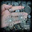 Snowflake gauged earrings-Christmas earrings Cheap