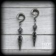 Vajra dagger ear weights-Gauged earrings Supply