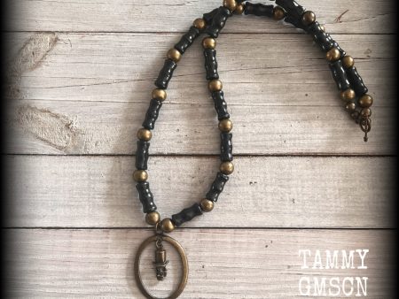 Baron Samedi necklace-Voodoo necklace Cheap