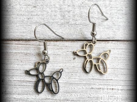 Balloon animal earrings-Dog earrings For Discount