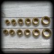 DIY Ornate gold screw fit connector tunnels Supply