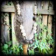 Antique bronze and stone Voodoo necklace-Erzulie necklace Supply