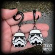 Storm trooper gauged earrings Discount