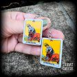 Strength tarot card earrings-Occult jewelry For Cheap