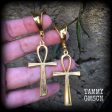 Ankh gauged earrings Online