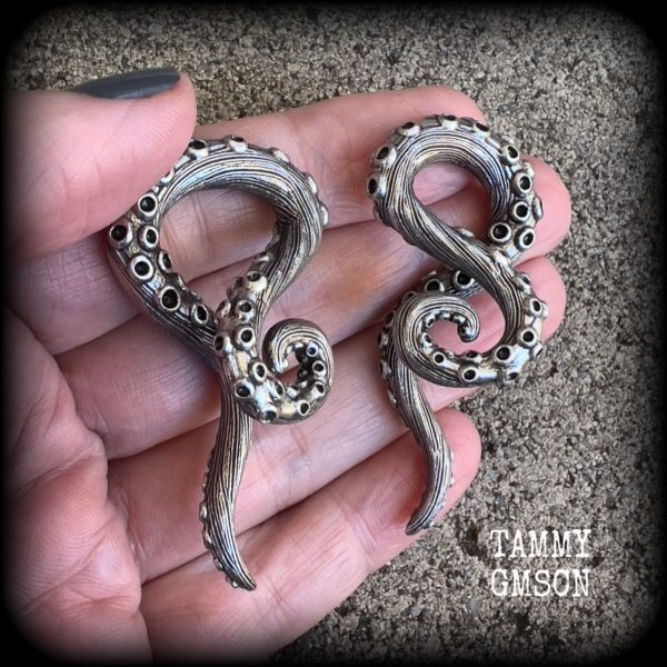 Octopus tentacle ear hangers Discount