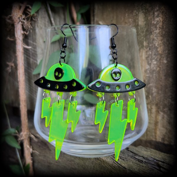 UFO earrings-Alien abduction Online now