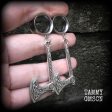 Viking axe tunnel earrings Hot on Sale