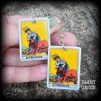 Strength tarot card earrings-Occult jewelry For Cheap