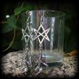 Baphomet earrings-Unicursal hexagram earrings Sale