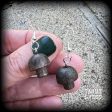 Wood mushroom earrings Cheap