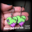 Zombie heart gauged earrings-Halloween earrings Online Hot Sale