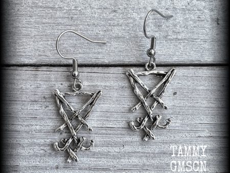 Sigil of Lucifer earrings Supply