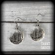 Fir tree and crescent moon earrings Online