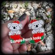 Koala earrings-Christmas earrings-Yule earrings For Cheap