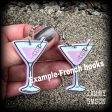 Zombie martini earrings-Halloween earrings Online Hot Sale