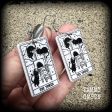 The Cat Tower tarot card earrings For Discount