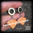 Waffle tunnel earrings-Novelty waffles ear gauges For Discount