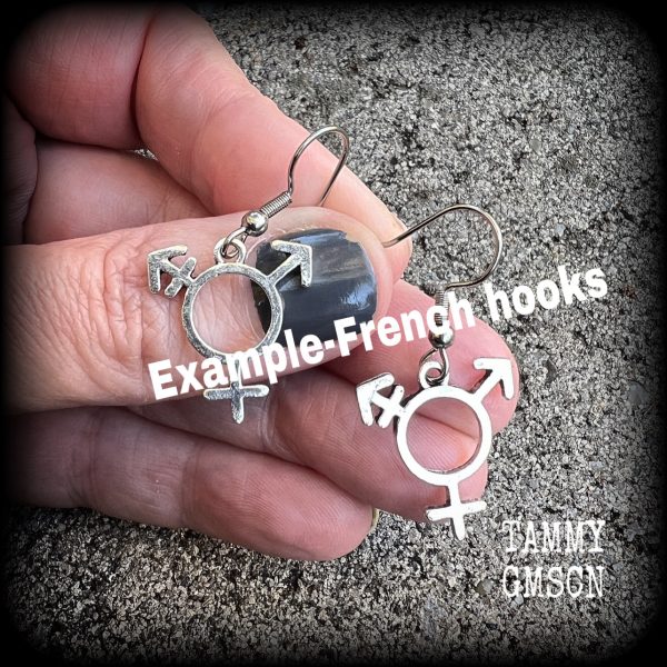 LGBTQ-Transgender symbol earrings Cheap