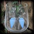 Opalite gauged earrings-Gemstone earrings on Sale