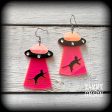 Cat UFO earrings-Alien abduction earrings Cheap