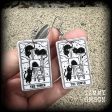 The Cat Tower tarot card earrings For Discount