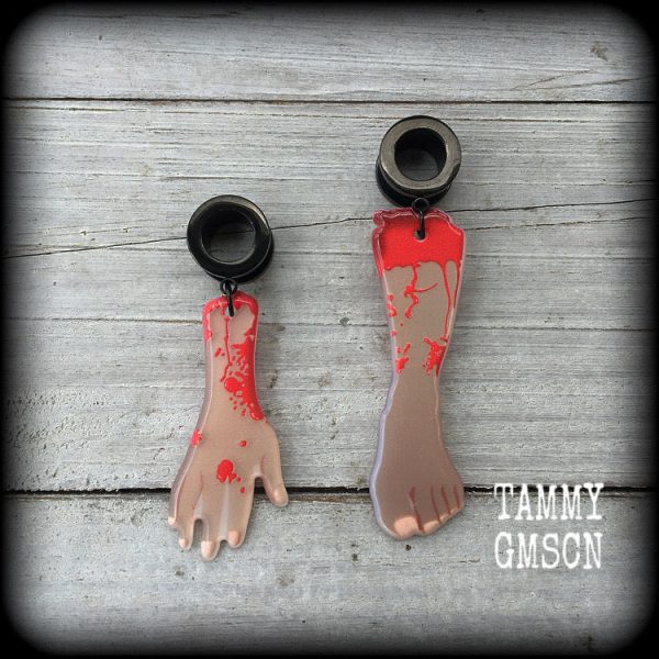 Zombie tunnel earrings-Halloween earrings Online now