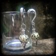 Dalmatian jasper earrings-Gauged earrings Online now