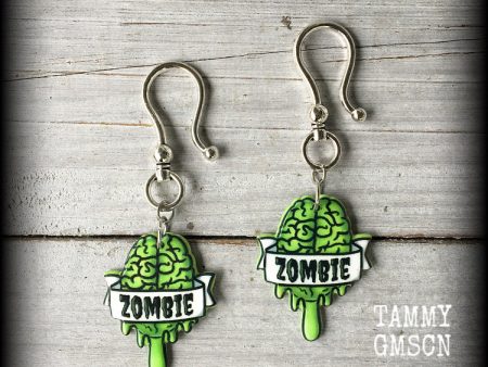 Zombie brains earrings Supply