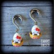 SOLD OUT-Hello Kitty gauged earrings-My Melody earrings Discount