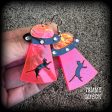 Cat UFO earrings-Alien abduction earrings Cheap