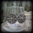 Viking shield earrings-Norse earrings on Sale