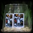 The Tower Tarot card earrings-Tarot jewelry Cheap