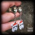 Storm trooper-Star Wars- Christmas tunnel earrings Online now