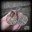 Wheel of Hekate earrings-Occult earrings on Sale