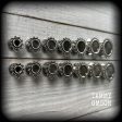 DIY Ornate silver screw fit connector tunnels For Discount