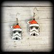 Storm trooper earrings-Star Wars Christmas earrings Fashion