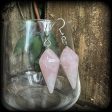 Rose Quartz earrings-Gemstone earrings Online now